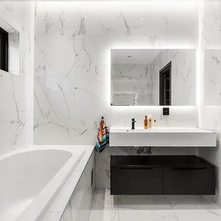 וילה High-end With Private Rooftop And Sea Line *