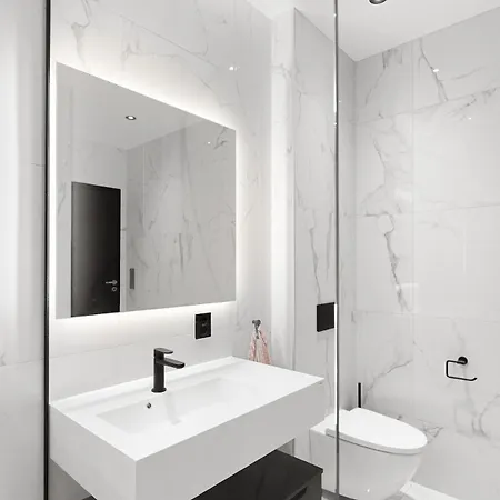 High-end With Private Rooftop And Sea Line וילה ברגן