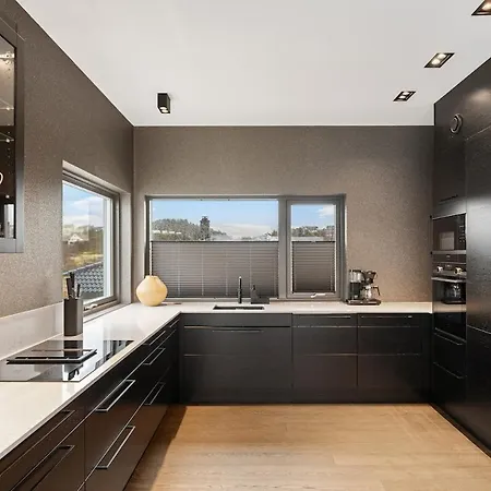 וילה High-end With Private Rooftop And Sea Line