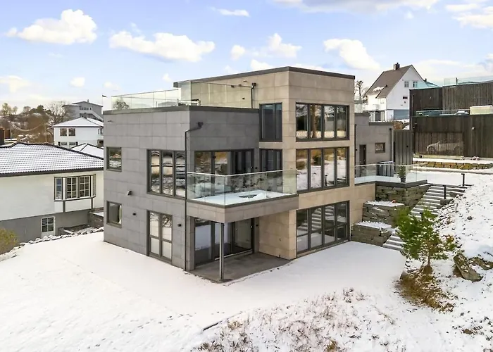 فيلة High-end With Private Rooftop And Sea Line