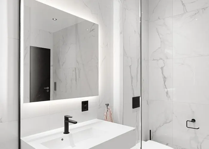 High-end With Private Rooftop And Sea Line فيلة برغن