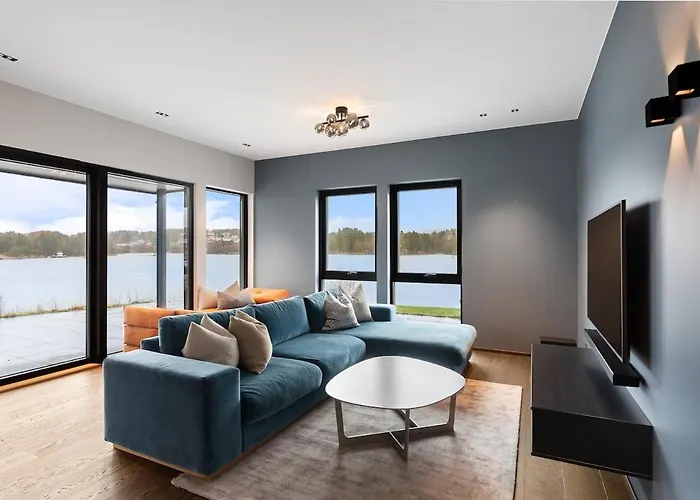 High-end With Private Rooftop And Sea Line * Bergen